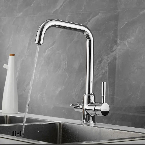 Смеситель для кухни Shevanik S268 цвет Хром