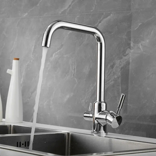 Смеситель для кухни Shevanik S268 цвет Хром