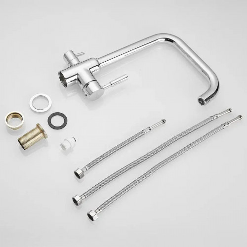 Смеситель для кухни Shevanik S268 цвет Хром