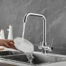 Смеситель для кухни Shevanik S268 цвет Хром