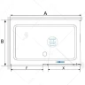 Душевой уголок RGW Stilvoll 120x120 32324222-014 профиль цвет Черный стекло прозрачное