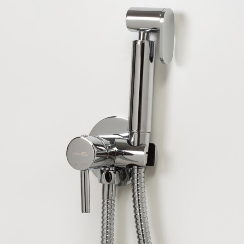 Гигиенический душ со смесителем WasserKRAFT A70138 Хром латунь встраиваемый