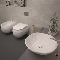 Унитаз биде Bien Pent PNKA052N1VP1W5000 подвесной с сиденьем Микролифт фарфор подвесной