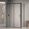 Душевой уголок RGW Passage 180x100 350817780-14 профиль цвет Черный стекло прозрачное