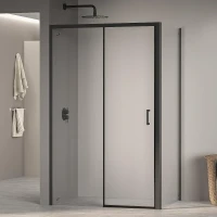 Душевой уголок RGW Passage 180x100 350817780-14 профиль цвет Черный стекло прозрачное