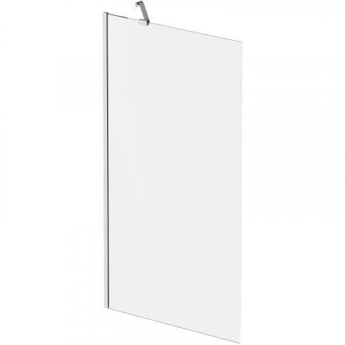 Шторка на ванну AM.PM Gem 80 W90BS-080-140CM профиль Хром стекло матовое