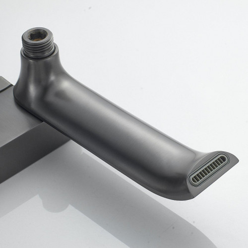 Смеситель для ванны Shevanik S4102T цвет Оружейная сталь