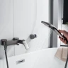 Смеситель для ванны Shevanik S4102T цвет Оружейная сталь