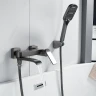 Смеситель для ванны Shevanik S4102T цвет Оружейная сталь
