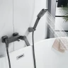 Смеситель для ванны Shevanik S4102T цвет Оружейная сталь