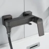 Смеситель для ванны Shevanik S4102T цвет Оружейная сталь