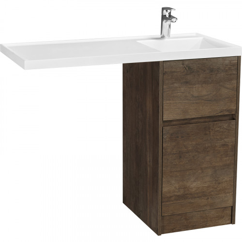 Тумба под раковину Aquaton Лондри 105 1A267001LHDY0 Дуб Кантри без фасада МДФ / ЛДСП