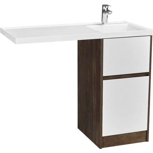 Тумба под раковину Aquaton Лондри 105 1A267001LHDY0 Дуб Кантри без фасада МДФ / ЛДСП