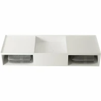 Раковина Vincea 120 VWB-6S212MW Белая матовая искусственный камень (литьевой мрамор) подвесная