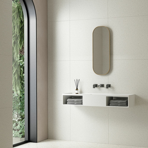 Раковина Vincea 120 VWB-6S212MW Белая матовая искусственный камень (литьевой мрамор) подвесная