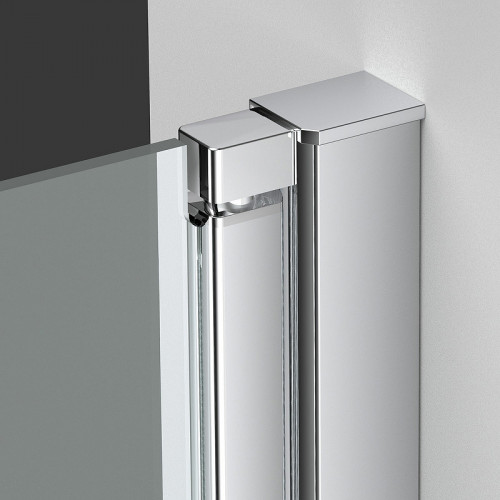 Душевая дверь Vincea Alpha 80 VDP-3AL800CL профиль Хром стекло прозрачное