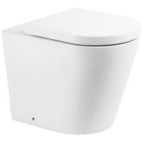 Унитаз BelBagno Flay-R BB1003CBR/BB865SC приставной с сиденьем Микролифт фаянс приставной