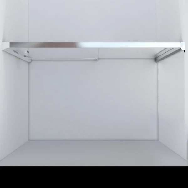 Душевая дверь Vincea Lugano 130 VDS-1L130CL-1 профиль Хром стекло прозрачное