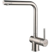 Смеситель для кухни Paulmark Spring Sp212067-SS Нержавеющая сталь однорычажный