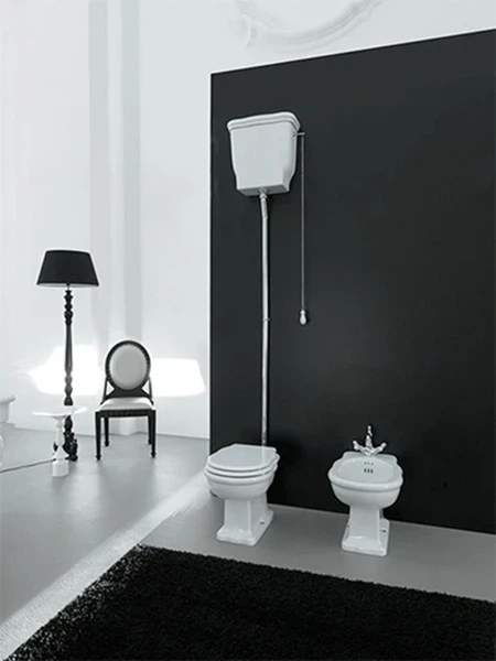Унитаз Artceram Hermitage HEV002 01 00 Белый фарфор напольный