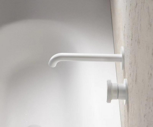 Смеситель для раковины Bronze de Luxe OMG! 9007W-Y цвет Белый матовый Желтый