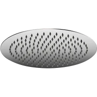 Верхний душ WasserKRAFT A116 Нержавеющая сталь нержавеющая сталь на потолок