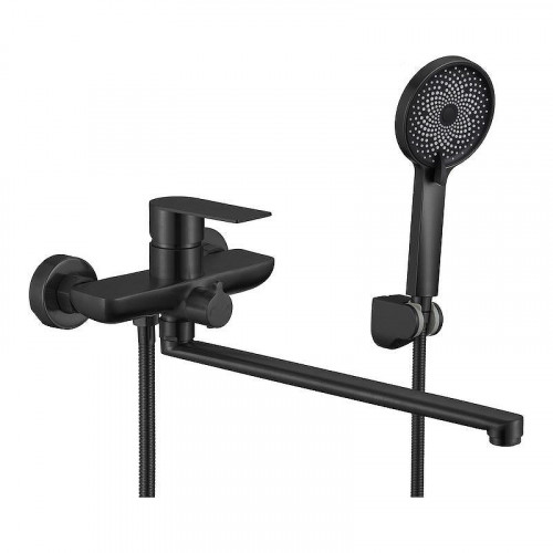 Смеситель для ванны Fmark FS8824H универсальный цвет Черный