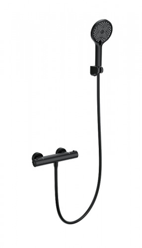 Смеситель для душа Wonzon &amp; Woghand Inn WW-B2012-A-MB с термостатом цвет Черный матовый
