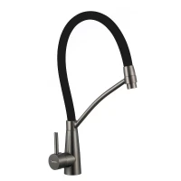 Смеситель для кухни Fmark FS8255Q-01 цвет Графит Черный