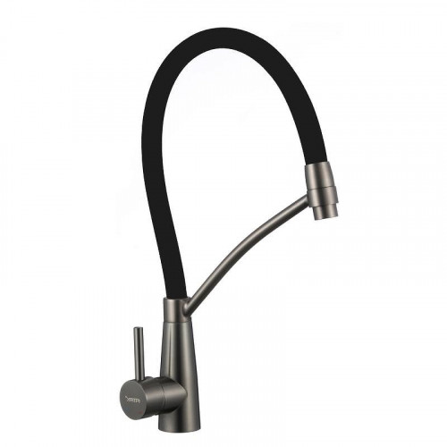 Смеситель для кухни Fmark FS8255Q-01 цвет Графит Черный