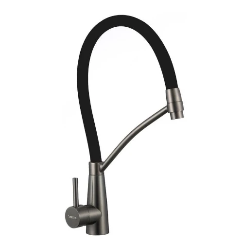 Смеситель для кухни Fmark FS8255Q-01 цвет Графит Черный