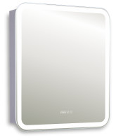 Зеркальный шкаф Silver Mirrors Фиджи 70 R LED-00002978 с подсветкой цвет Белый
