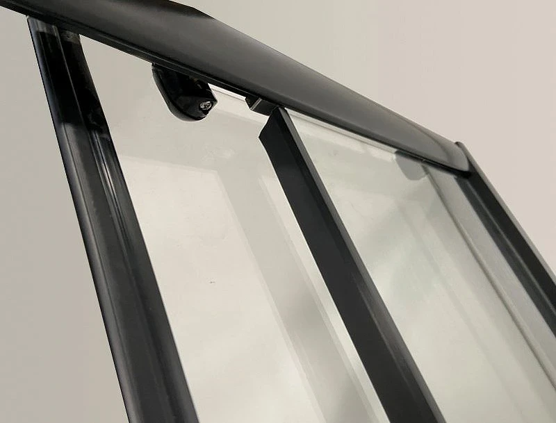 Душевой уголок Niagara Eco 120х80 NG-012-14Q Black профиль Черный стекло с рисунком