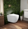 Комплект унитаза Ceruttispa Orlter Aria Tornado CT9955 с инсталляцией Berges Atom 410 040340 с сиденьем Микролифт и Черной матовой клавишей смыва фарфор подвесной