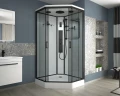 Душевая кабина Niagara Premium 90x90 NG-6901-01GD Black с гидромассажем