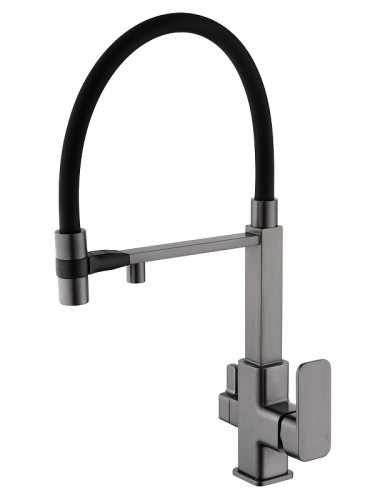 Смеситель для кухни Wonzon &amp; Woghand WW-88458012-BGM цвет Темный графит