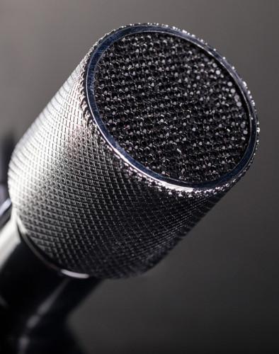 Смеситель для душа Boheme Royal Cristal 274-Royal/CRSTBlack Хром латунь на стену