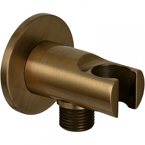 Шланговое подключение Remer 337MVO Бронза латунь на стену