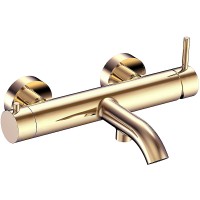Смеситель для ванны AQUAme Siena AQM6212GG Золото глянцевое латунь на стену