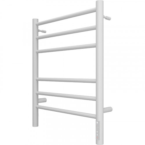 Электрический полотенцесушитель Terminus Аврора П6 450х600 КС 9003 4670078527462 Белый матовый нержавеющая сталь