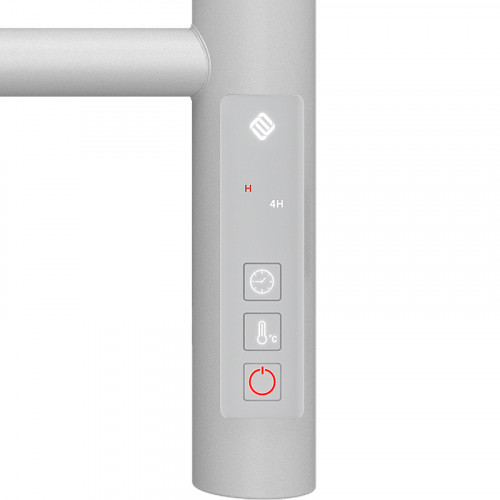 Электрический полотенцесушитель Terminus Аврора П6 450х600 КС 9003 4670078527462 Белый матовый нержавеющая сталь