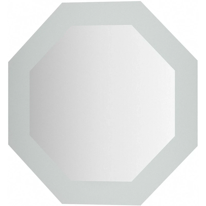 Зеркало Evoform Ledshine 60x60 BY 2503 с подсветкой 19 W - без выключателя - нейтральный белый свет стекло