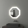 Зеркало Evoform Ledshine 60x60 BY 2503 с подсветкой 19 W - без выключателя - нейтральный белый свет стекло