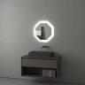 Зеркало Evoform Ledshine 60x60 BY 2503 с подсветкой 19 W - без выключателя - нейтральный белый свет стекло