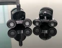 Душевой уголок Abber 100х100 AG01100B профиль Черный стекло прозрачное