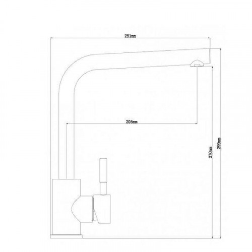 Смеситель для кухни Dr. Gans Лира 319.08н.1123.402 цвет Дюна