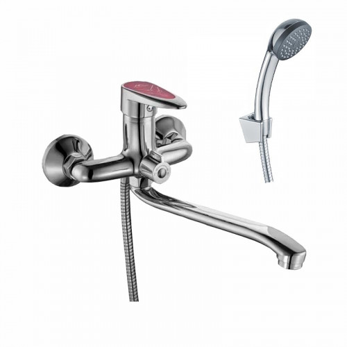 Смеситель для ванны Fashun A2250RED универсальный цвет Хром Красный