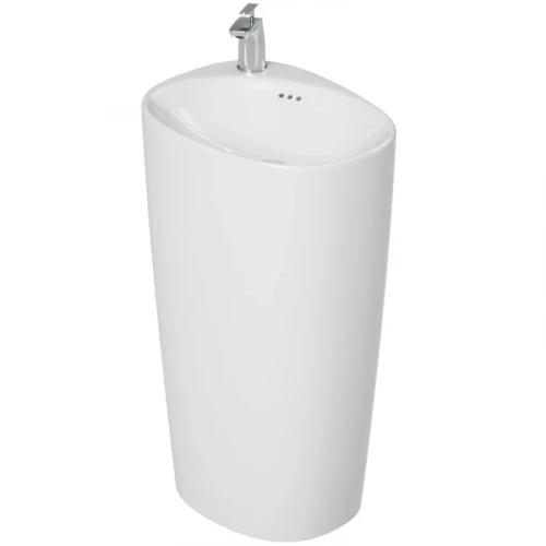 Раковина Laguraty 52 2100W Белая фаянс напольный
