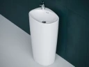 Раковина Laguraty 52 2100W Белая фаянс напольный