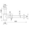 Сифон для раковины Ceramicanova 70001CH Хром